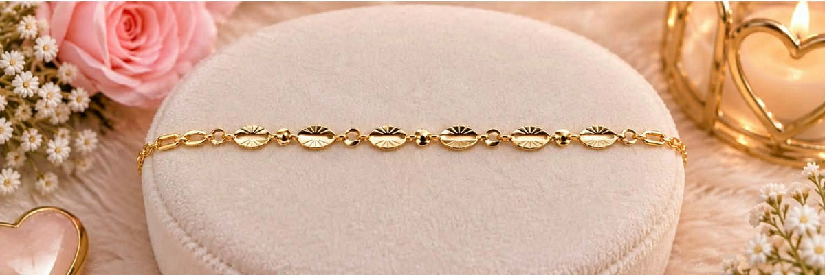 Bracelet effet coquillage Acier inoxydable