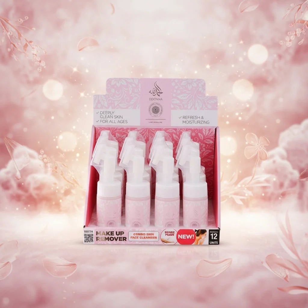 Mousse Démaquillante & Nettoyante Pinky 100ml - D'donna