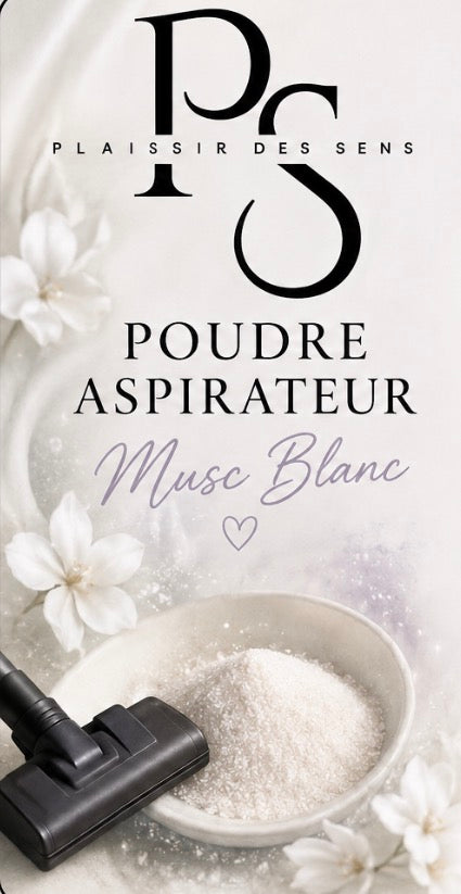 Poudre Aspirateur Musc Blanc 50G