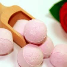 Mini bombe de bain à la Rose