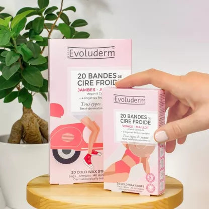 Bandes Dépilatoires de Cire Froide - Visage & Maillot