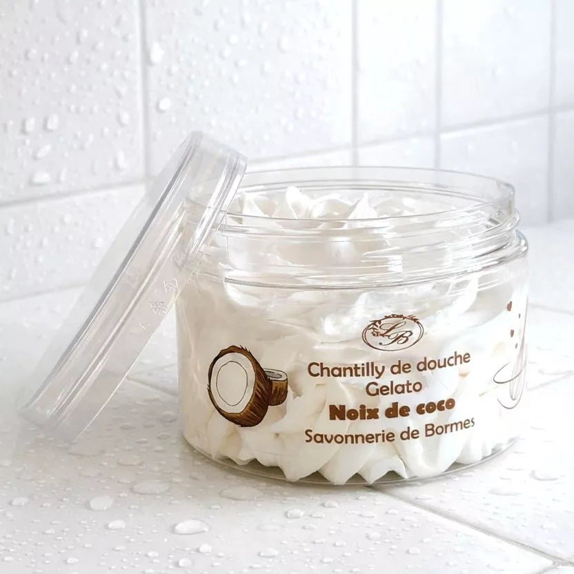 Chantilly de douche 100 g Noix de coco gelato douche et bain