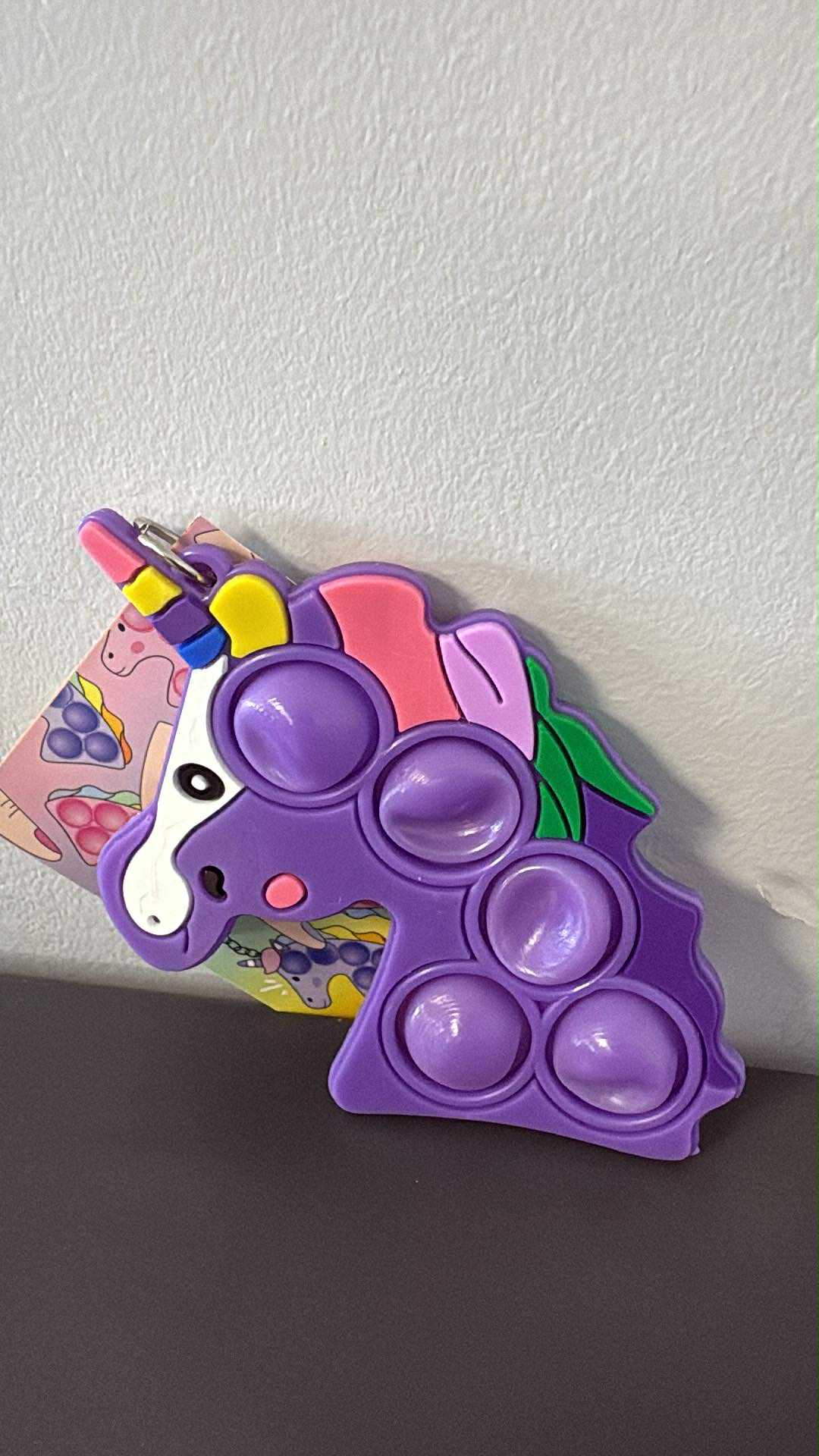 Porte clés POP IT LICORNE