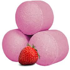 Mini bombe de bain Fraise