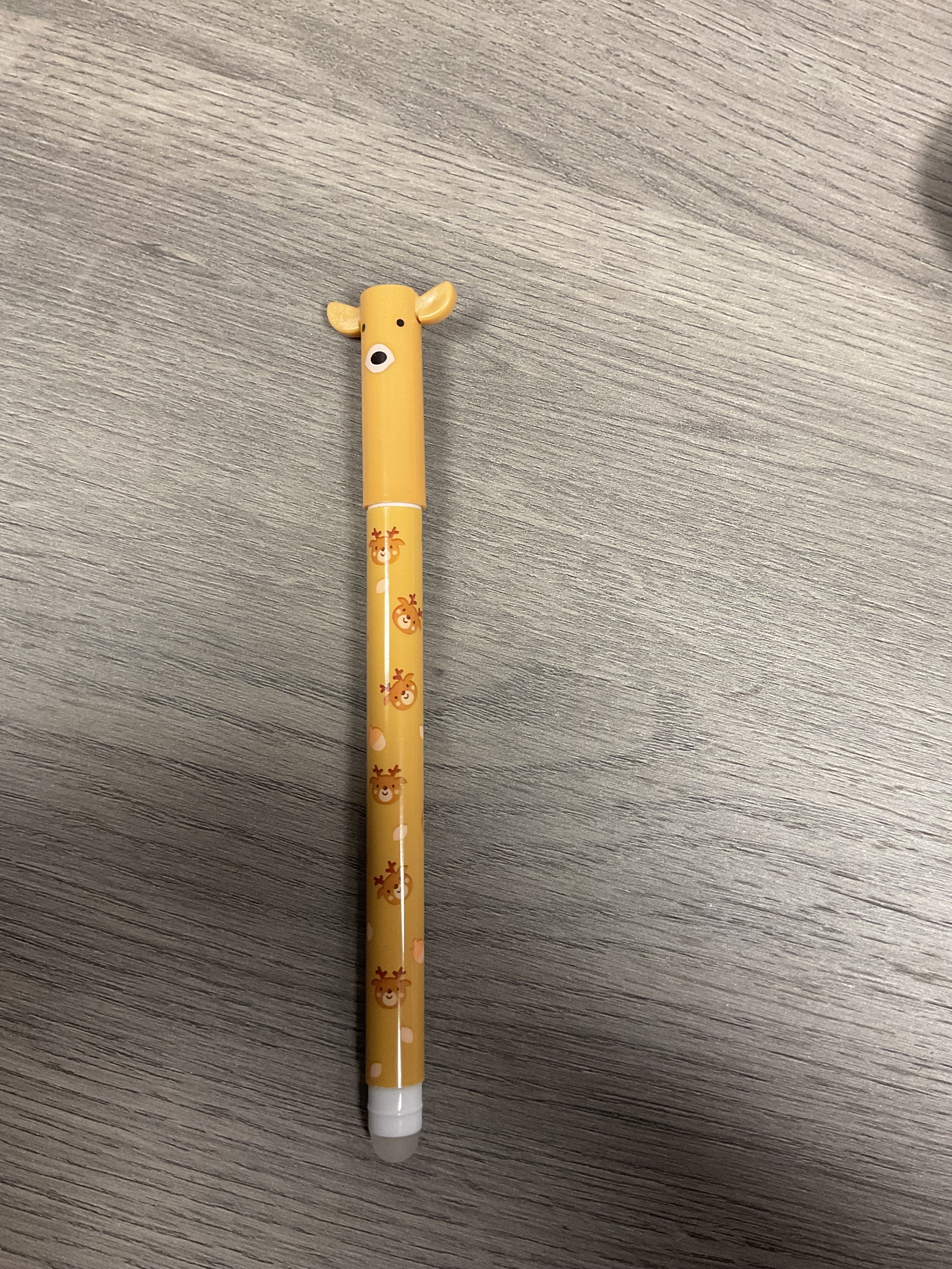 Stylos animaux effaçable(encre noir)