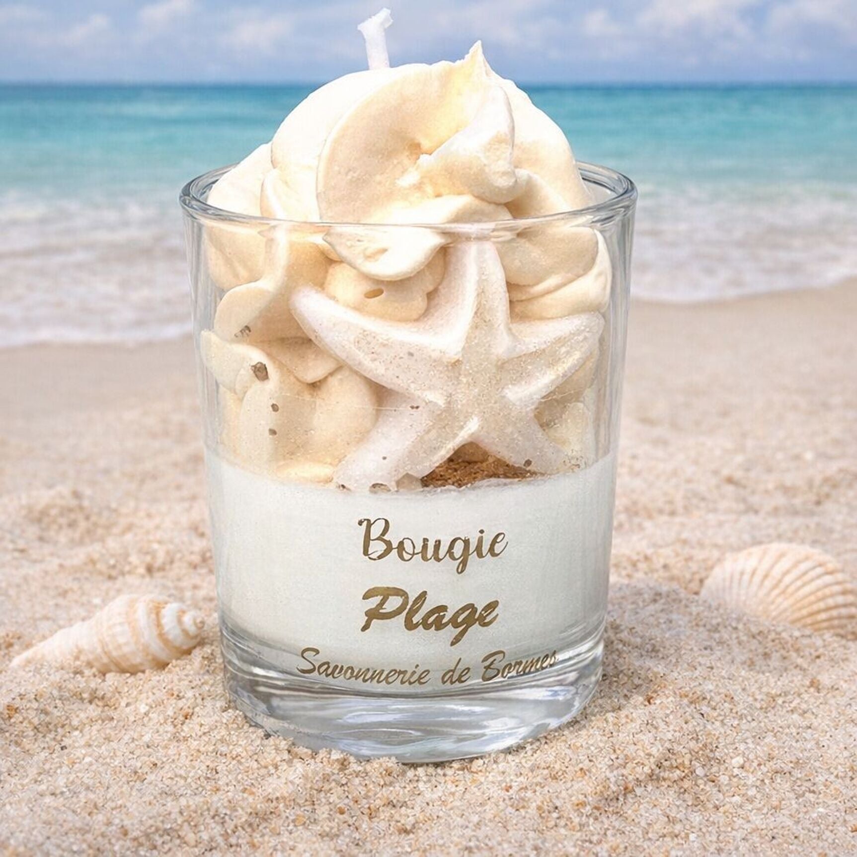 Mini bougie pâtissière PLAGE