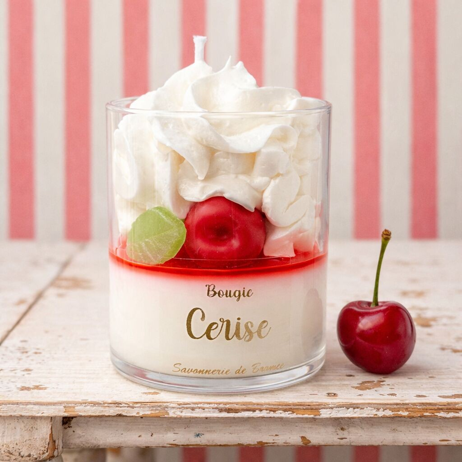 Bougie pâtissière 170g CERISE