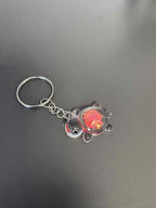 Mini porte clé tortue avec paillettes
