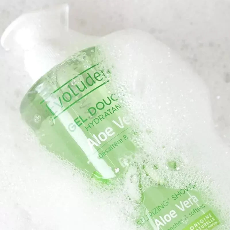 Gel Douche Aloe Vera Hydratant - 500ml - 96% d'Ingrédients d'Origine Naturelle