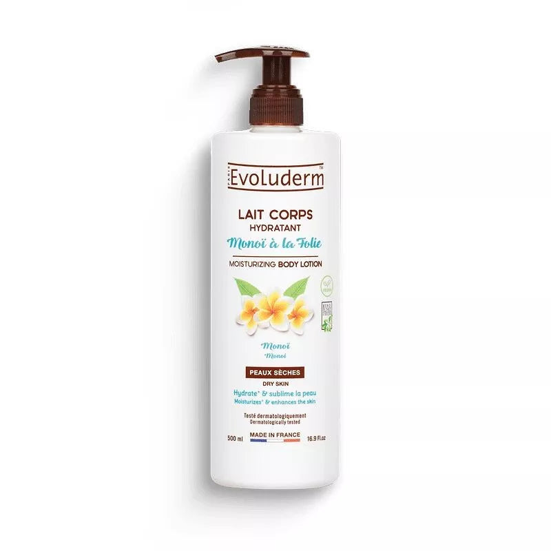 Lait Corps Hydratant Monoï à la Folie - 500ml - Ingrédients d'Origine Naturelle