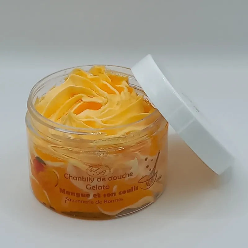 Chantilly de douche coulis MANGUE 100g gelato bain