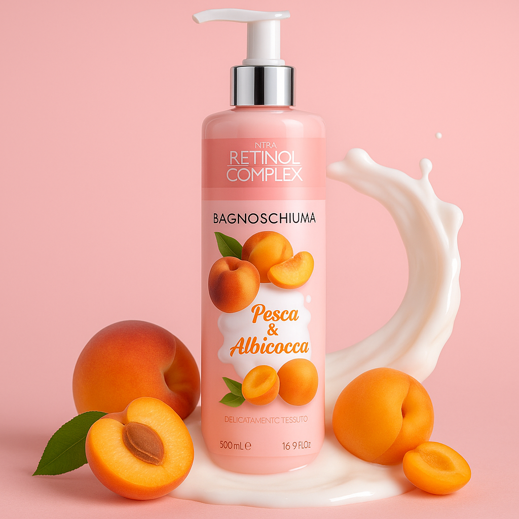 Gel douche pêche abricot 500ml