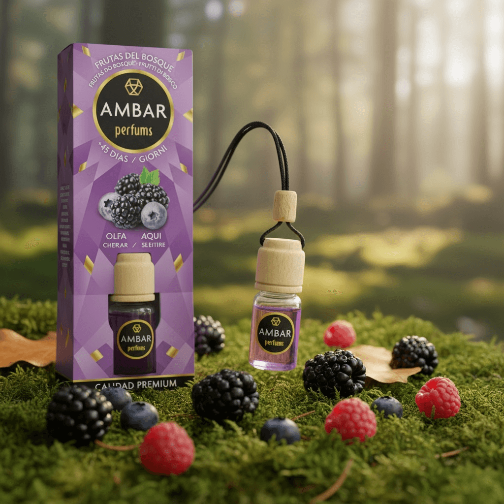 Désodorisant Diffuseur de Parfum Voiture "Fruits des bois" - Ambar